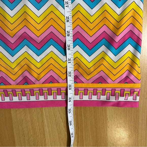 Trina Turk Pink and Yellow Halter Sundress Mini - Picture 13 of 13